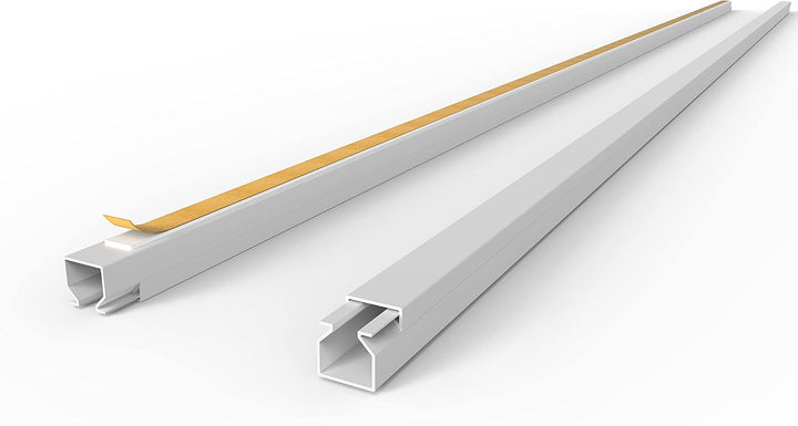 SCOS Smartcosat 10 m Kabelkanal (12 x 12 mm H x B 10x 1 m) Selbstklebend PVC Kunststoff, Aufputz für