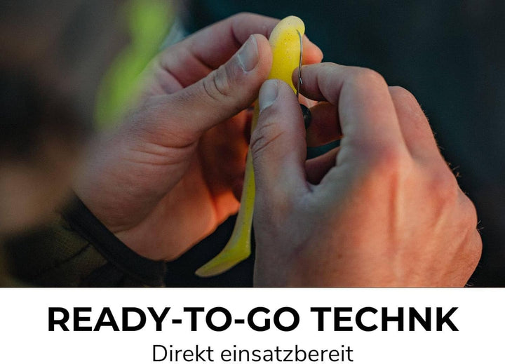 JAEGER Pike GO KIT 2 – Hecht Angelset mit Rute, Rolle, Ködern & Schnur – Ready-to-Go Komplettset fü