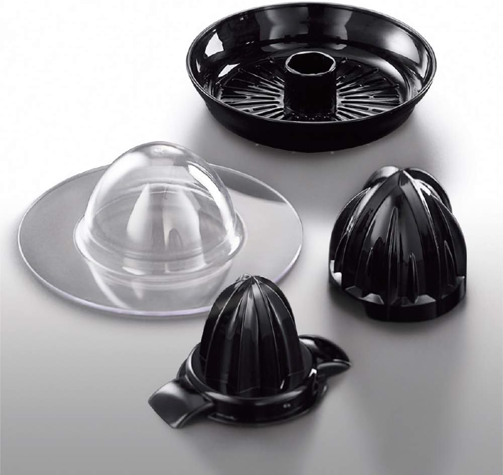 Russell Hobbs Orangenpresse & Zitruspresse elektrisch [links-& rechtsrotierend, 2 Presskegel für Zit