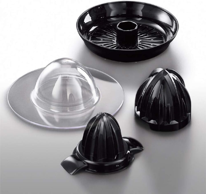 Russell Hobbs Orangenpresse & Zitruspresse elektrisch [links-& rechtsrotierend, 2 Presskegel für Zit
