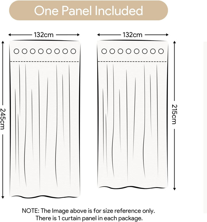 Tgkoddo Outdoor Vorhang Wetterfest, Outdoor Vorhänge Wasserdicht mit Ösen Oben und Unten, Sichtschut
