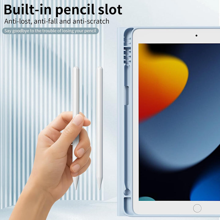 Tastatur Hülle für iPad 10,2 Zoll 9. 8. 7. Generation 2021 2020 2019, Abnehmbarer Bluetooth QWERTZ K
