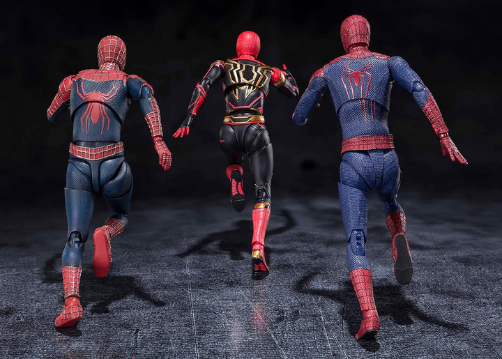 TAMASHII NATIONS Bandai Spider-Man: No Way Home Figur S.H. Figuarts Spider-Man (Integrated Suit) Fin