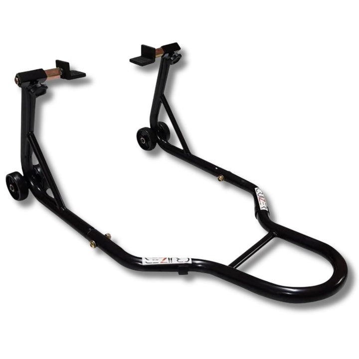 Cruizer Universal-Motorradständer für hinten, Kegel verstellbar, mit Schieber, Schwarz