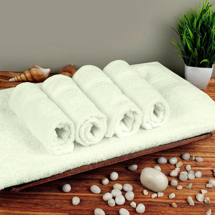 SweetNeedle Supreme Premium 500 g/m² 8 Piece Towel Set, 100% Baumwolle, Machine Wash, Double Stitche