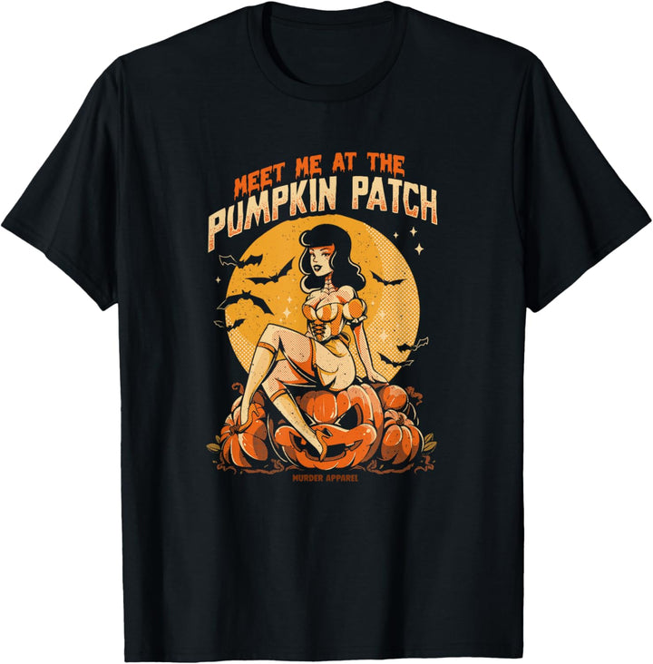 Triff mich im Pumpkin Patch Halloween T-Shirt
