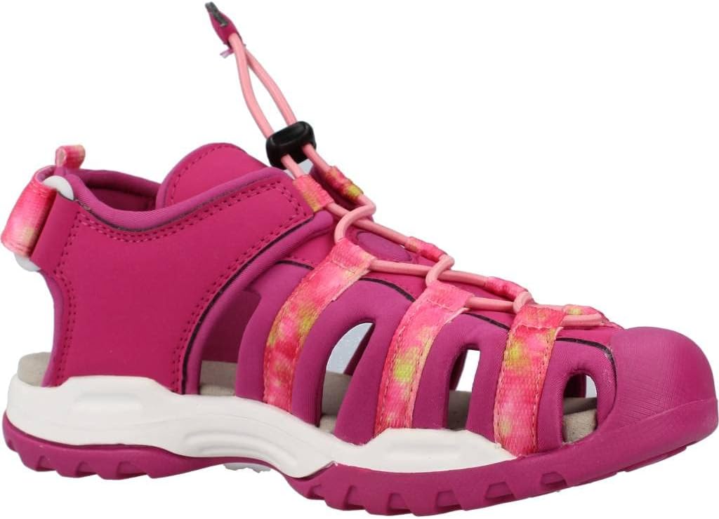 Geox Mädchen J Borealis Girl Sandal, 27 EU Cyclamen