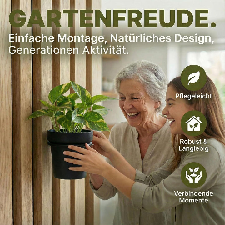 2 Stück Akustikpaneele Zubehör Ohne Bohren - Schwarz Metall Rund Klapphaken Blumentopf, Regal für Ak