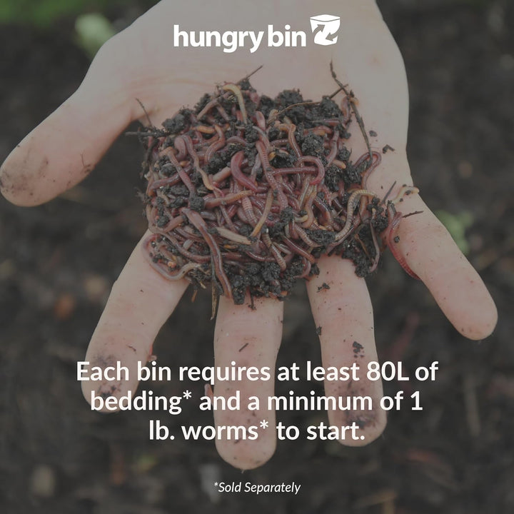 Hungry Bin Wurmkomposter für reichhaltige Vermicompost