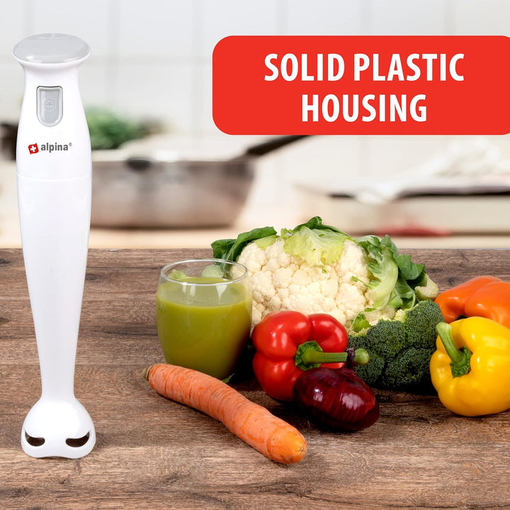alpina Stabmixer - Pürierstab - für Suppen und Saucen -150 Watt EINZEL, EINZEL