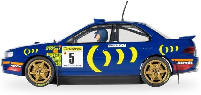 Scalextric C4555 1:32 Subaru Impreza WRC C. Sainz 1995 HD - Slotcar, Rennbahn, Auto für Rennbahn, Re