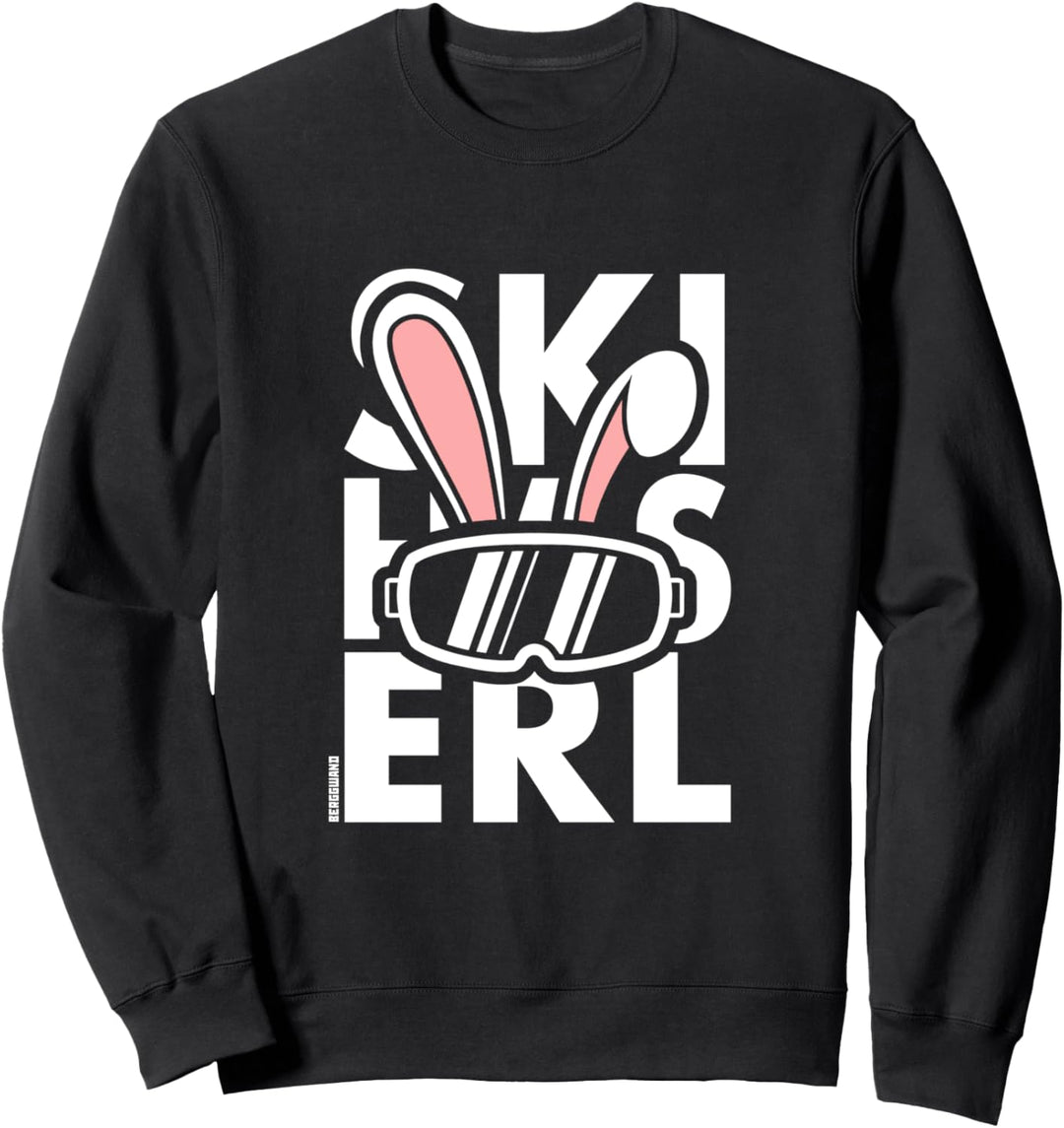 Skifahrerin Österreich Skifahren Skifahrer Ski Skihaserl Sweatshirt
