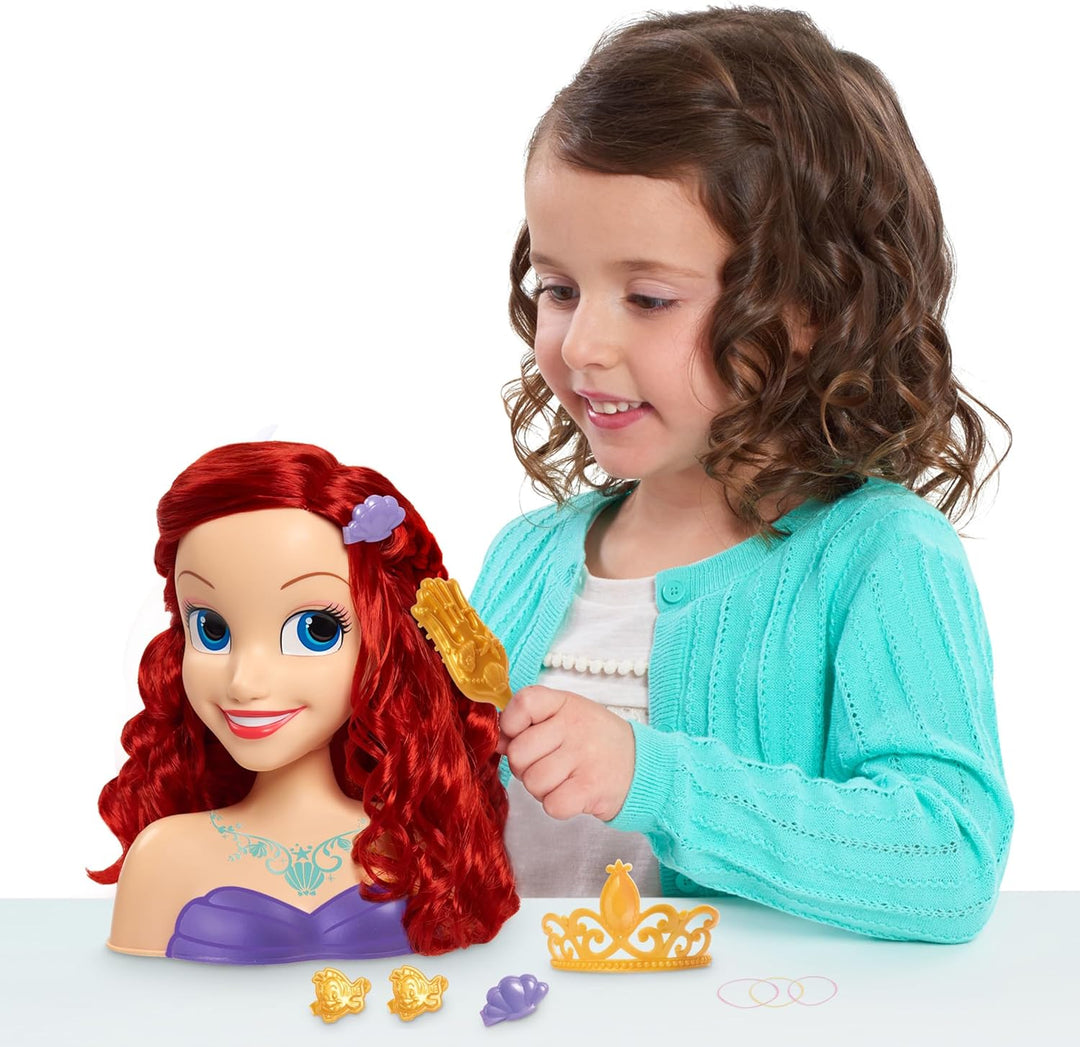 JP Disney Styling 87252 Disney Princess Ariel Styling Head, Mehrfarbig