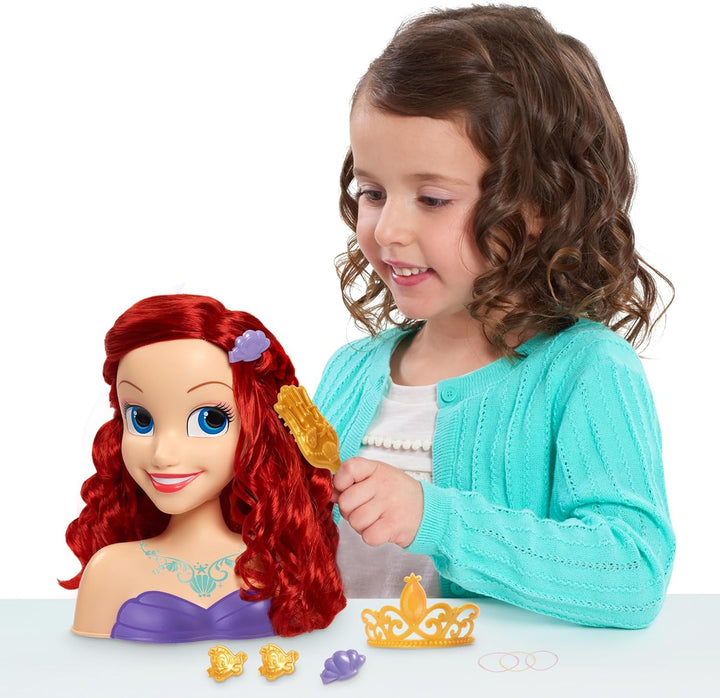 JP Disney Styling 87252 Disney Princess Ariel Styling Head, Mehrfarbig