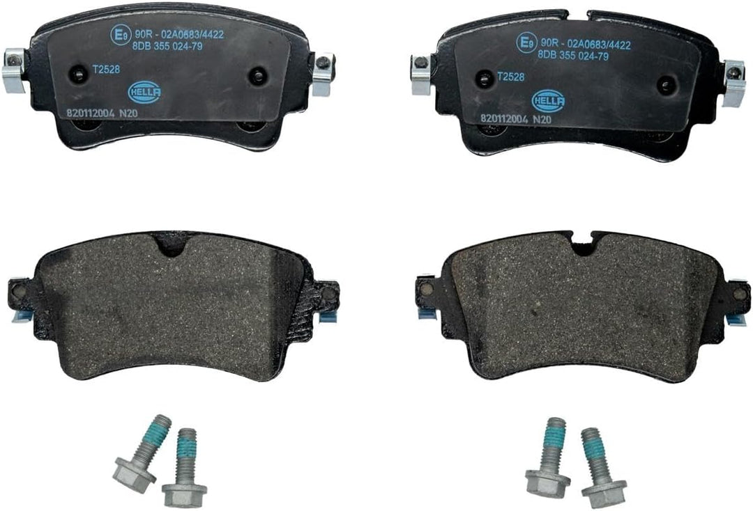 HELLA PAGID 8DB 355 024-791 Bremsbelagsatz - T2528 - Dicke/Stärke: 17.5mm - Bremssystem: TRW - für V