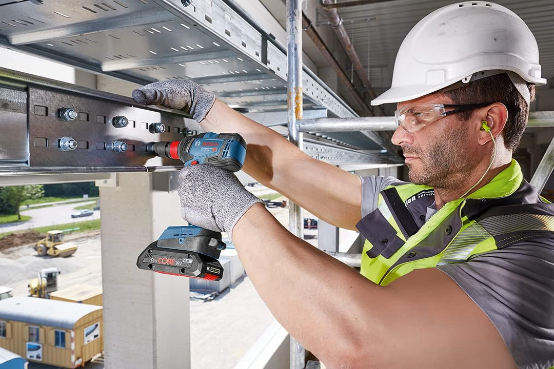 Bosch Professional 18V System Akku Drehschlagschrauber GDX 18V-200 (max. Drehmoment 200 Nm, inkl. 2x