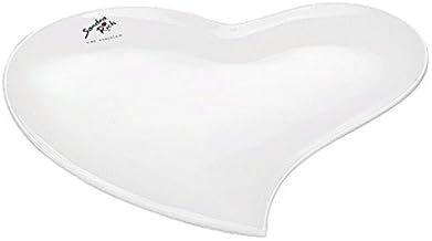 3x Teller weiss Herz 17cm 3 Stück, 3 Stück