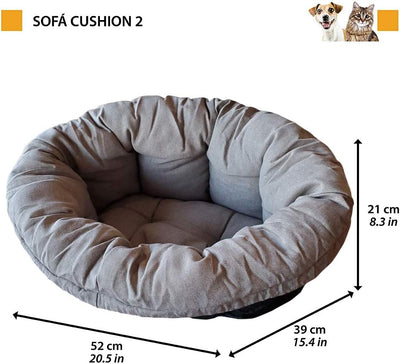 Ferplast Hundekissen, Hundebett und Katzenbett SOFA 'CUSHION 2 Kissen für Haustiere, gepolsterter Be