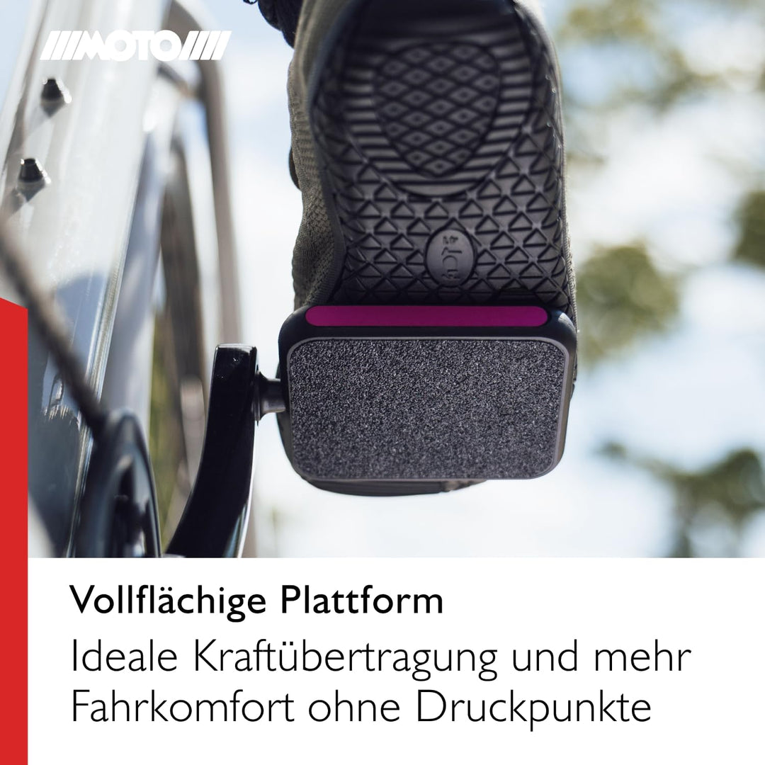 MOTOBICYCLES Plattform Pedale Urban Reflex, City Pedale Mit Verstellbaren Pedal-Breiten, Mit Bunten