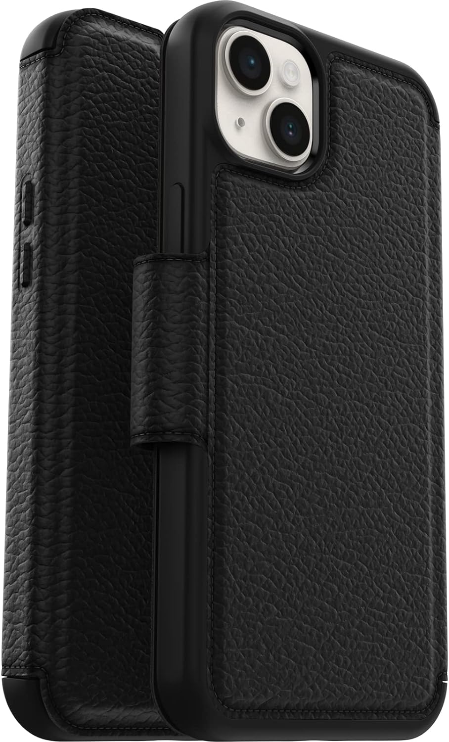 OtterBox Strada Hülle für iPhone 14 Plus, stossfest, sturzsicher,Premium Lederfolio mit zwei Kartenh