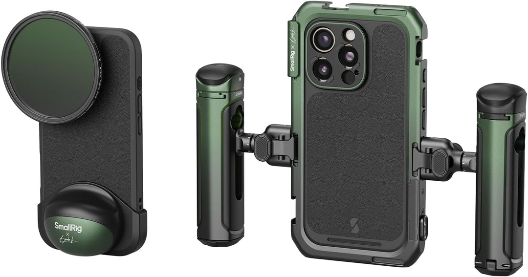 SMALLRIG x Brandon Li Mobiles Video-Kit für iPhone 16 Pro, Telefonkäfig mit FilMov Leichtgewicht-Tel