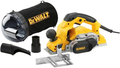 DeWalt Elektrischer Hobel D26500K mit grosser Messerwelle - präzise hobeln auch in hartem Holz – 82m