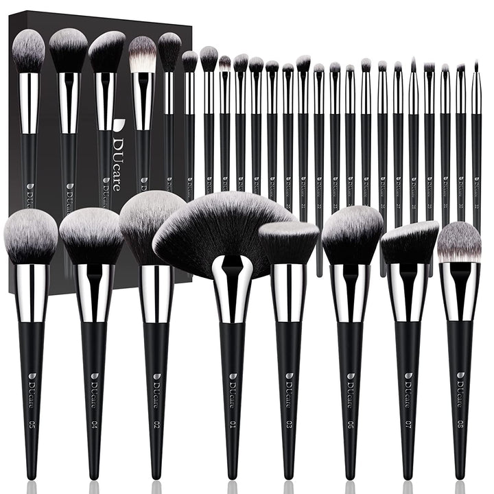 DUcare Professional Pinselset Makeup 32 Stücke Make up Pinsel Set Premium Synthetic Kabuki Foundatio