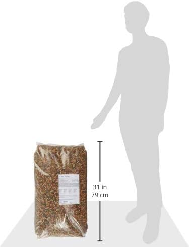 AquaForte Hochwertiges Basis Fischfutter, 15 kg (± 40 Liter), Medium Pellets (6