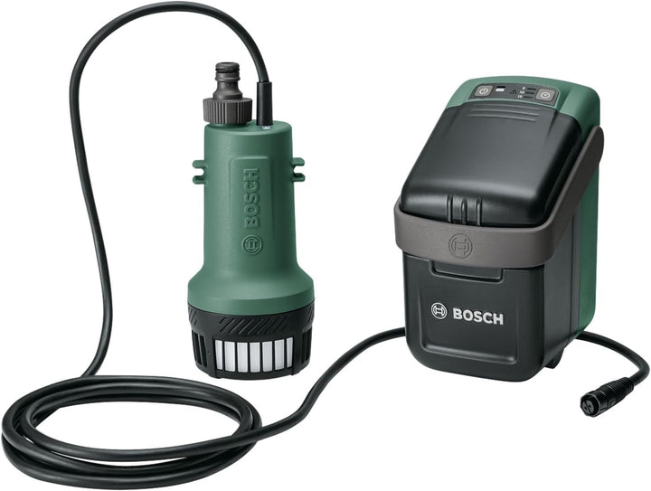Bosch Home and Garden GardenPump 18V-2000 (BT), Tauchpumpe  | ohne Akku, Classic Grün Aqua Green Tau