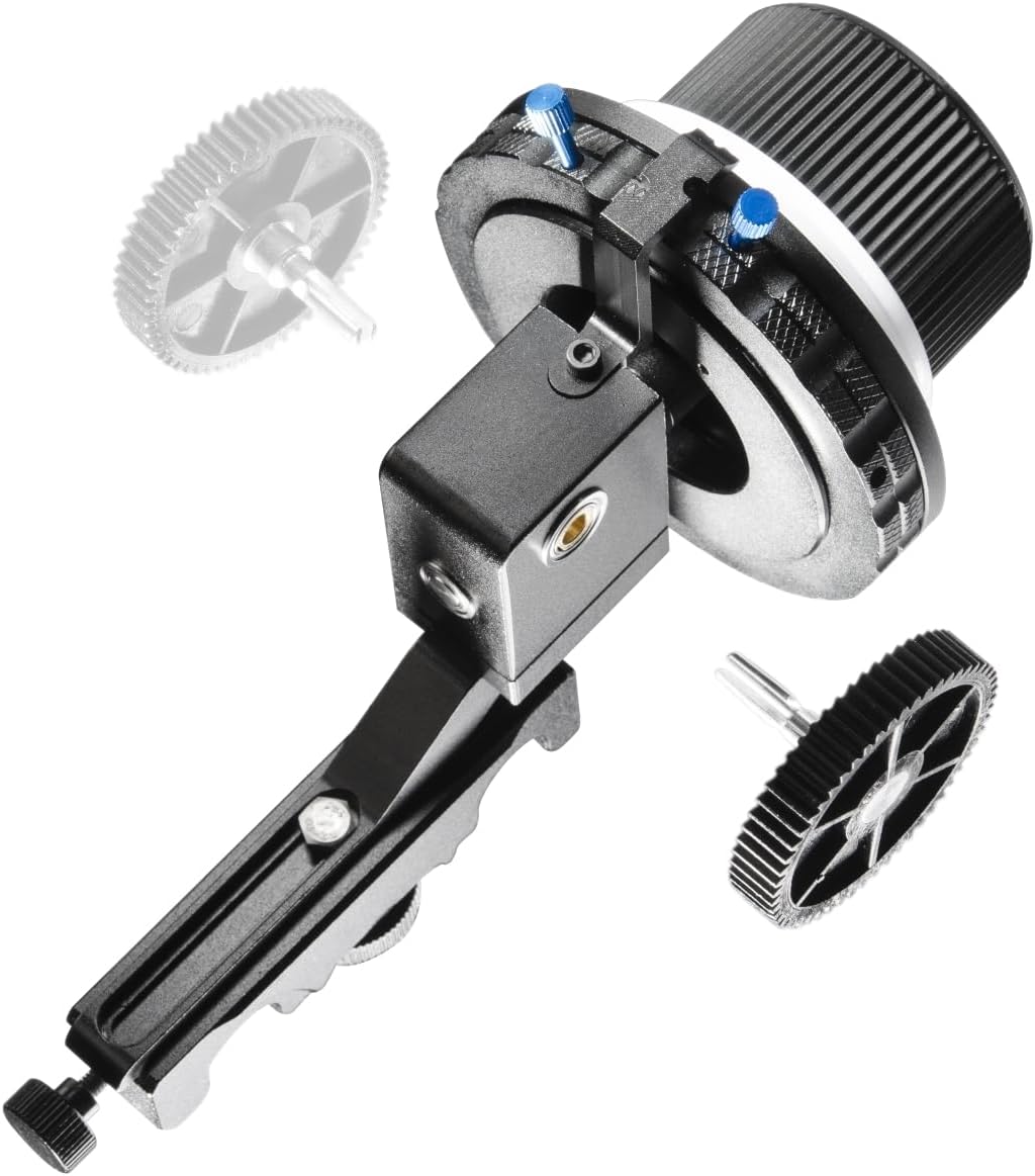 Walimex Pro Follow Focus Twin-Stop Schärfezieheinrichtung, Follow Focus Twin-Stop