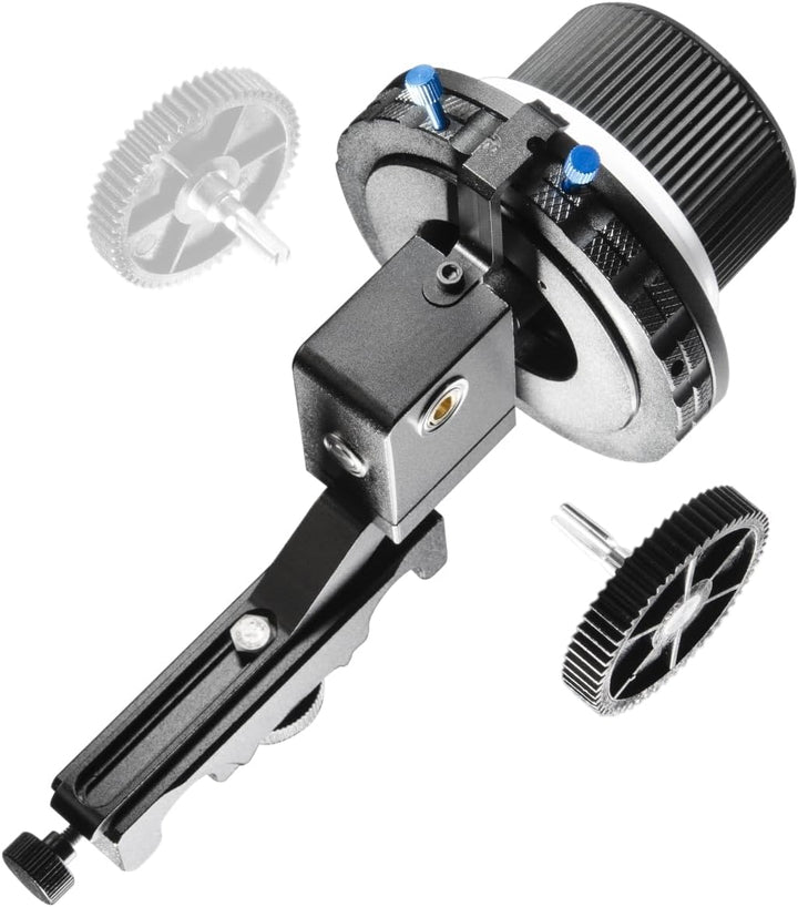 Walimex Pro Follow Focus Twin-Stop Schärfezieheinrichtung, Follow Focus Twin-Stop