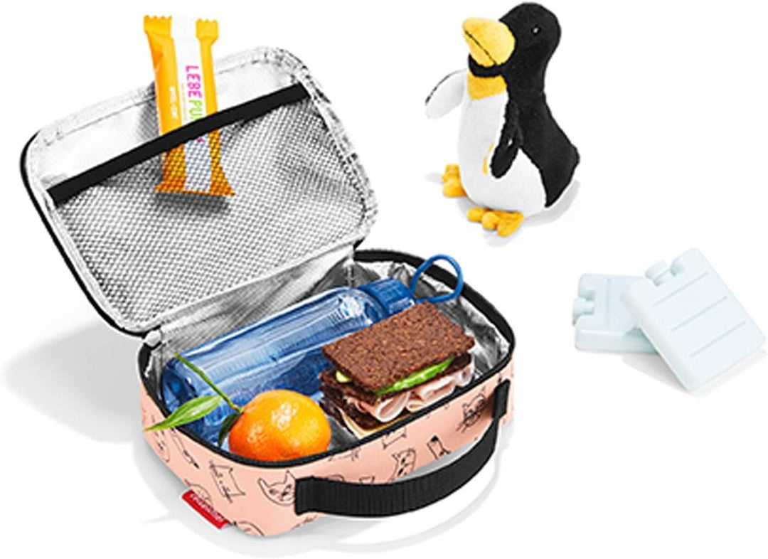 reisenthel thermocase Kleine Kühltasche für Kosmetik, Medikamente, Snacks, Couleur:rot Cats And Dogs