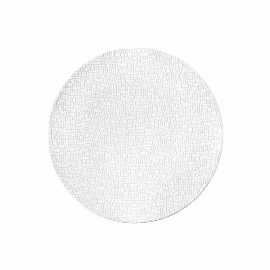 Seltmann Weiden 001.743917 Frühstücksteller Rund, Weiss Luxury White 1 Stück (1er Pack), Luxury Whit