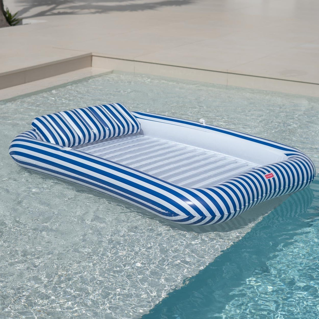 Flamingueo Luftmatratze Pool - Tanning Pool mit Spinkler - Getränkehalter Inklusive - Strapazierfähi