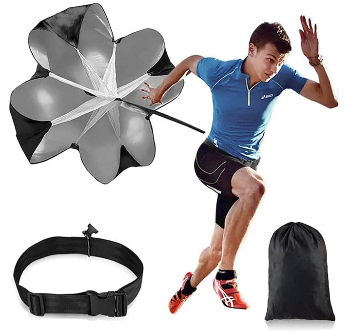 Cledaepho 142,2 cm lange Laufgeschwindigkeitstraining, Geschwindigkeitstraining, Fallschirm, Widerst