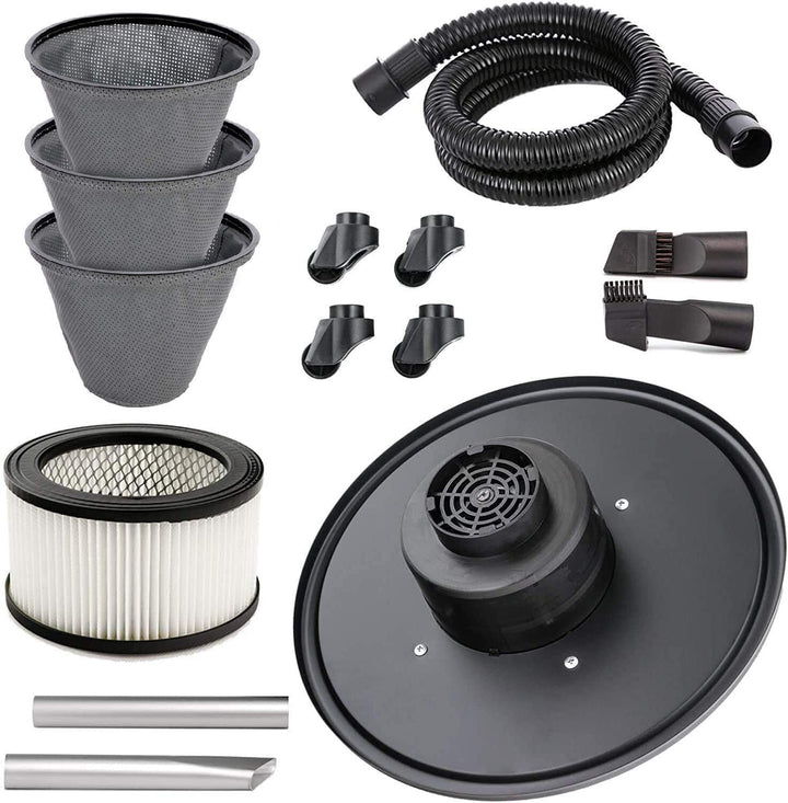 Aschesauger 20L Kaminsauger 1650W + Blasfunktion + DUAL Filter System + 4 Rollen SN121