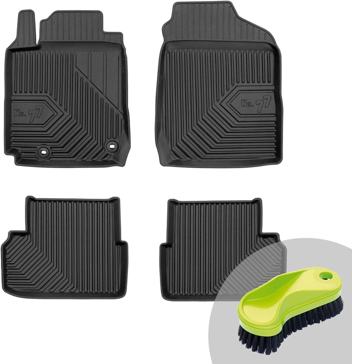 FROGUM No.77 Gummimatten Ganzjahresset von Auto Fussmatten Autofussmatten für Toyota Celica VII 1999