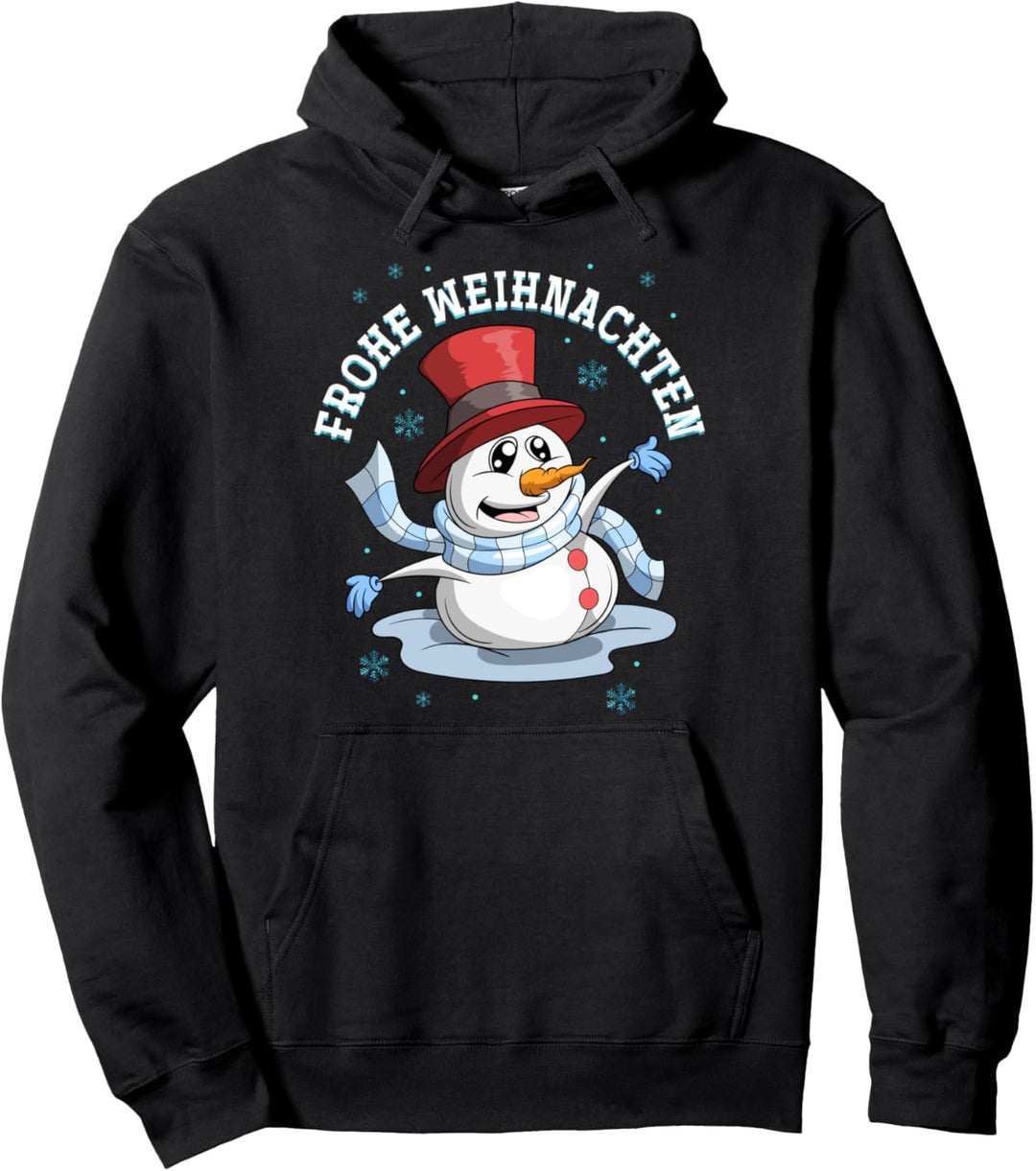 Kinder Pajama Frohe Weihnachten Schneemann Pullover Hoodie