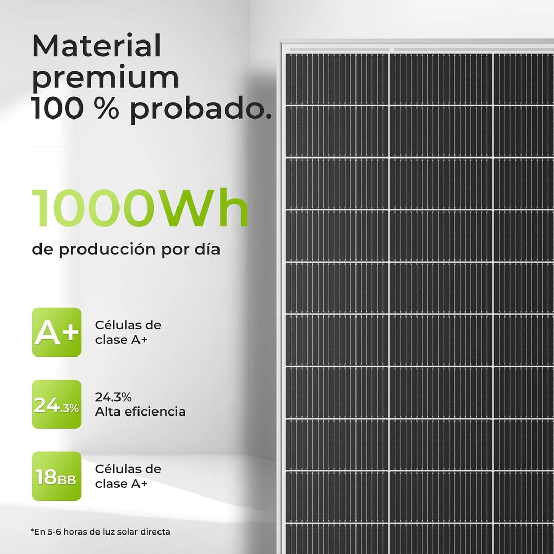 18BB 2 * 200Watt Solarpanel, N-Type 12V 400W Solarmodul,Hocheffiziente Monokristalline PV-Module, IP