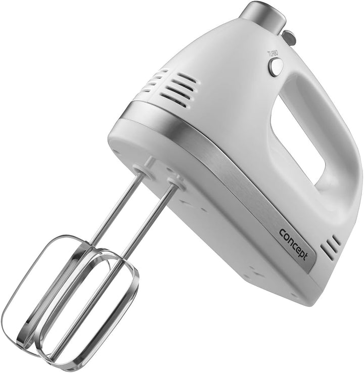 Concept Handmixer SR3390-500 W, 5 Geschwindigkeiten, Turbofunktion, ergonomischer Griff, Schneebesen
