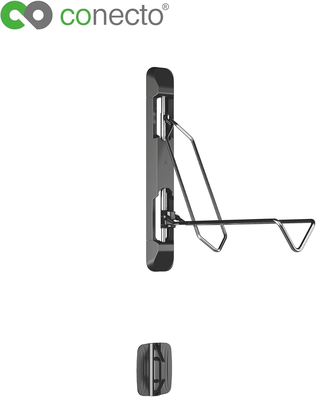 conecto Fahrrad-Wand-Halterung, 2.1 bis 2.8 Zoll Reifenbreite, 60° schwenkbar, 5-stufige Höhenverste