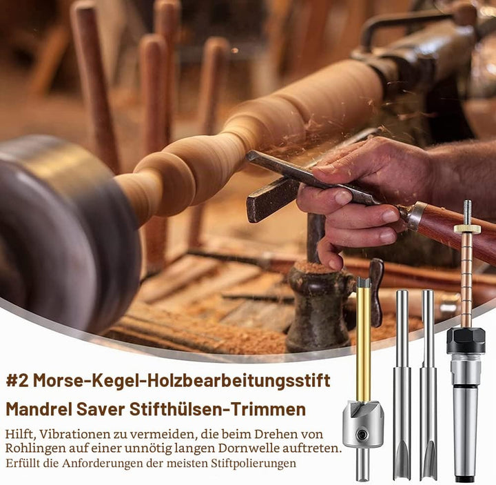 Stiftherstellungs Set Stiftschaft und Stifthalter Verkleidungm Set Holzdrehdorn für die Herstellung