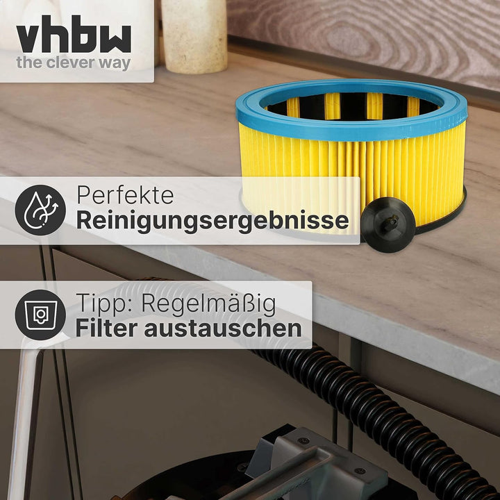 vhbw Faltenfilter kompatibel mit Starmix AS 1032 PG, GS 1032 HK, GS 1032 ST, GS L-1232 HMT, GS L-143