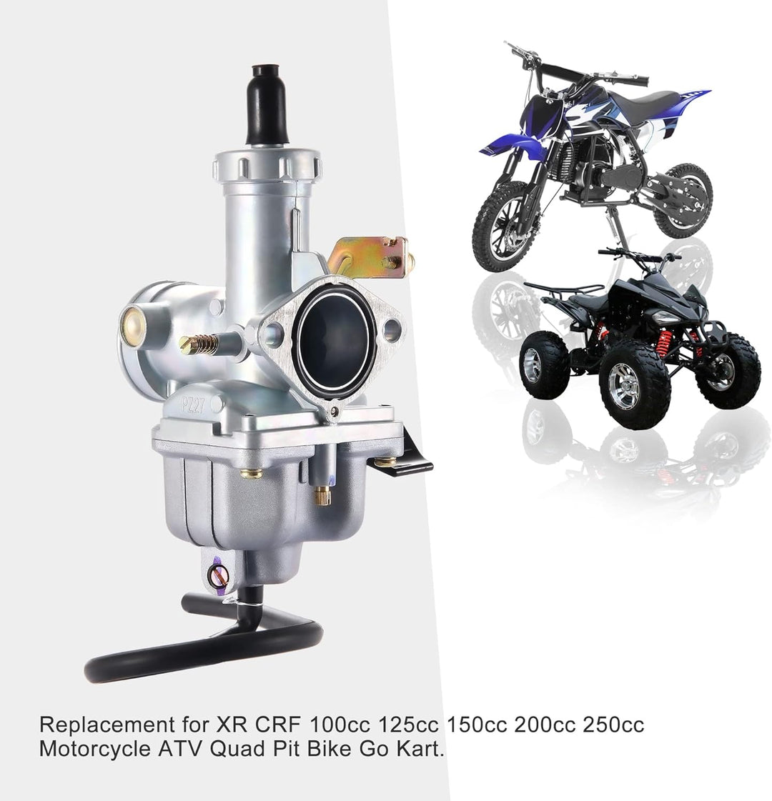 GOOFIT PZ27 Motorrad 27mm Vergaser mit Kabel-Carb Ersatz für XR CRF 100 125 150cc 200cc ATV Pitbike
