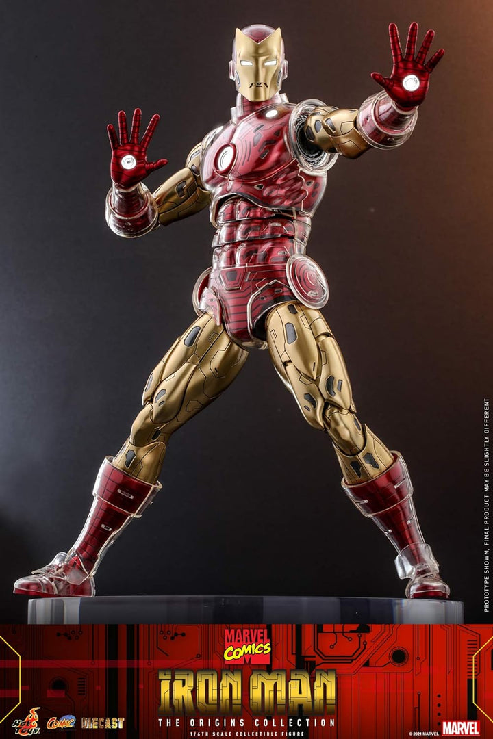 Hot Toys 1:6 Iron Man - Origins Collection, Mehrfarbig