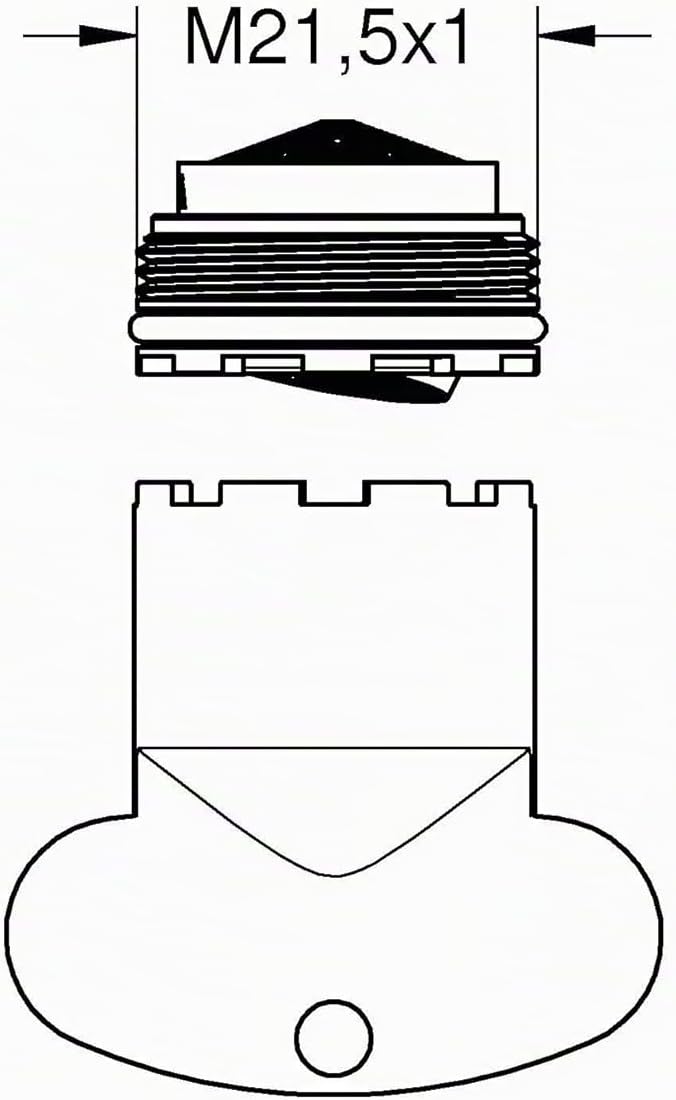 GROHE Essence - Mousseur (inklusive Demontageschlüssel, verstellbar), 48271000