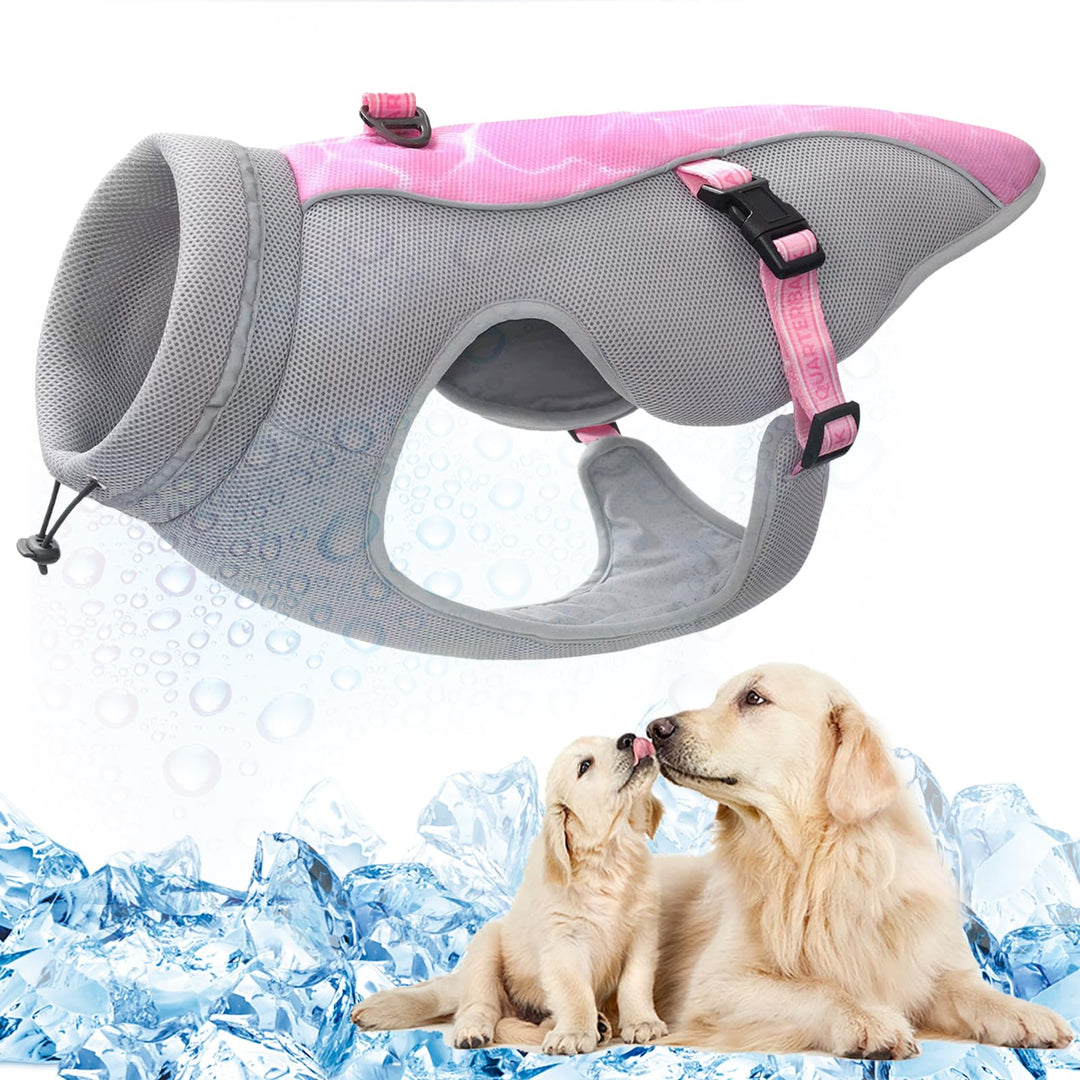 Sommer Hund Kühlweste Geschirr Atmungsaktive Mesh Hund Kühler Jacke Kühle Bequeme Hundemantel Einste