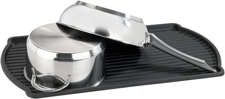 WENKO Geschirrabtropfer Basic, Abtropfgestell für Geschirr, ideal zum Abstellen neben der Spüle, aus