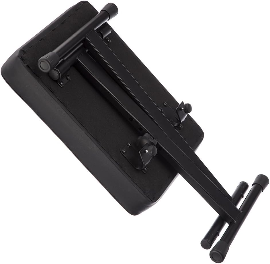 RockJam Premium Adjustable Padded Keyboard Bench or Digital Piano Stool, Regulär
