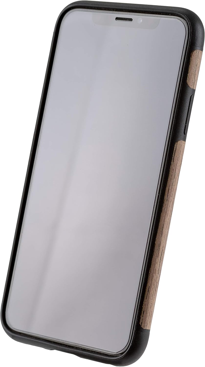 SEBASTIAN STURM Handyhülle "MAXI" | Hergestellt aus echtem Holz "Black Walnut" in einer TPU-Hülle |